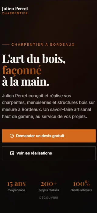 Julien Perret Charpentier — Mobile